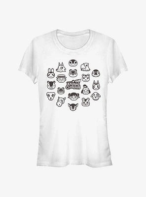 Animal Crossing New Horizons Group Girls T-Shirt