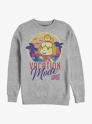 Animal Crossing Vacation Mode Crew Sweatshirt