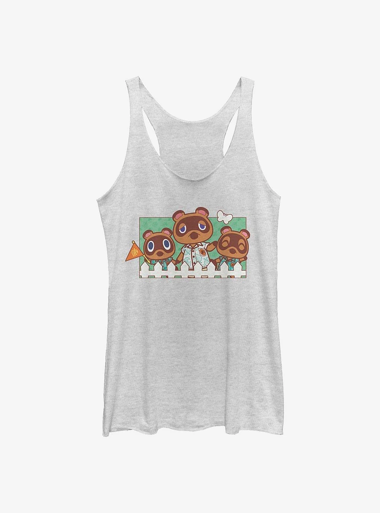 Animal Crossing Nook Family Girls Tank