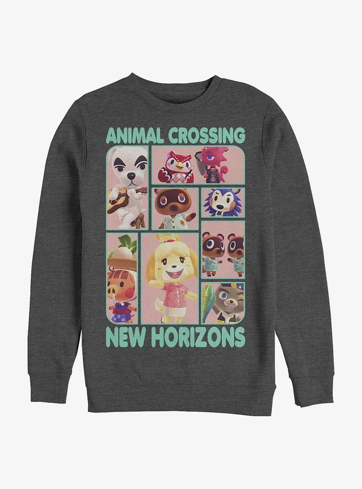 Animal Crossing New Horizons Box Up Crew Sweatshirt