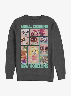 Animal Crossing New Horizons Box Up Crew Sweatshirt