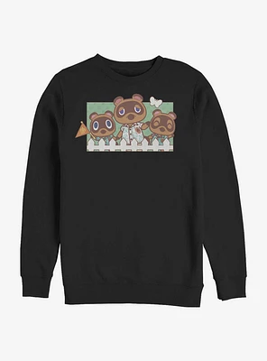 Animal Crossing Nook Family Crew Sweatshirt