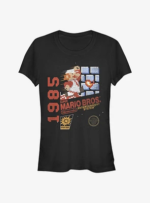 Super Mario Entertainment System 1985 Vintage Girls T-Shirt