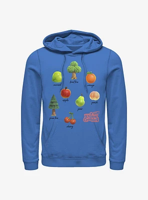 Animal Crossing Fruit And Trees Hoodie