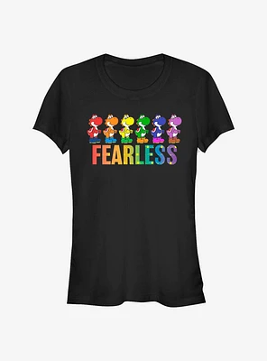 Super Mario Yoshi Fearless Girls T-Shirt