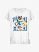 Animal Crossing Character Grid Girls T-Shirt