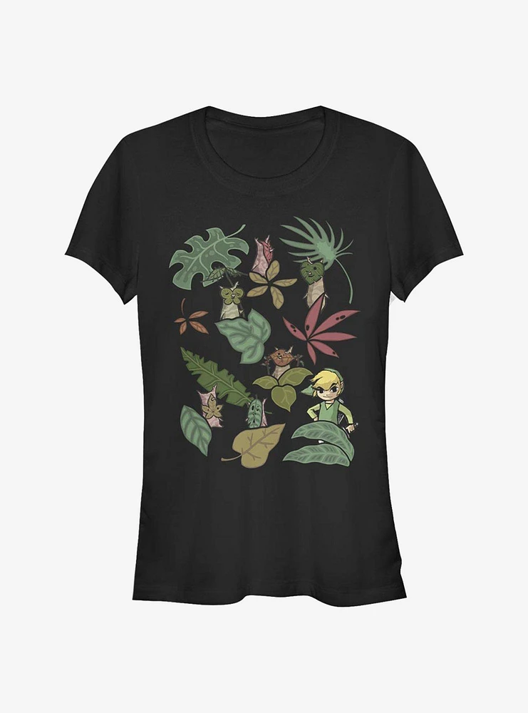 The Legend Of Zelda Leafy Link Girls T-Shirt