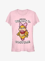 Super Mario Wendy Face Girls T-Shirt