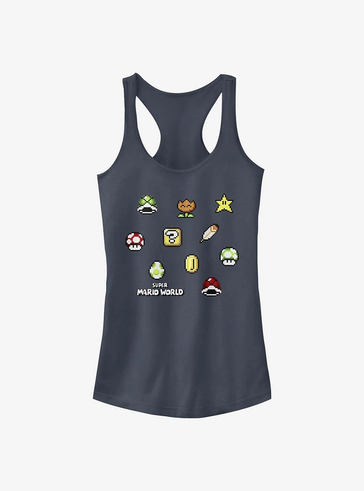 Super Mario Maker Items Scatter Girls Tank