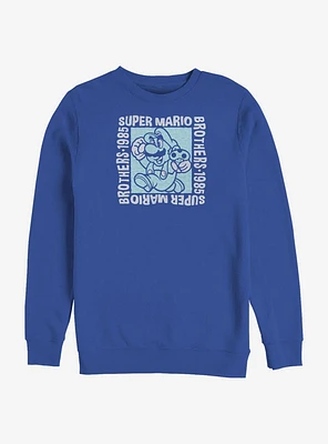 Super Mario Brothers Box Crew Sweatshirt