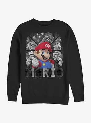 Super Mario Buddies Crew Sweatshirt
