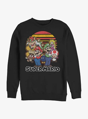 Super Mario Group Crew Sweatshirt