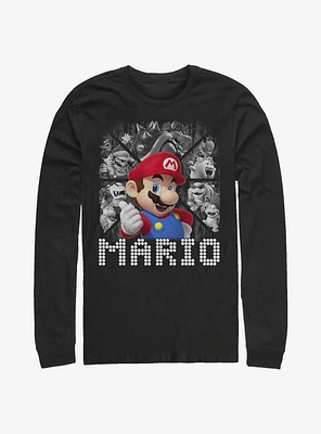 Super Mario Buddies Long-Sleeve T-Shirt