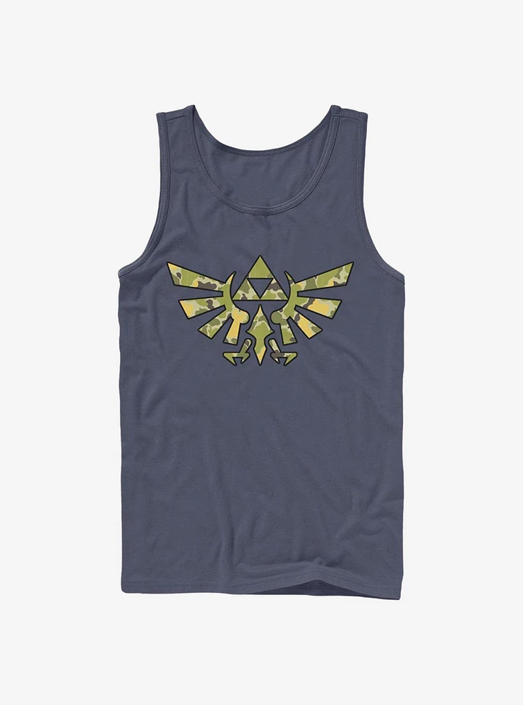 The Legend Of Zelda Camo Crest Tank