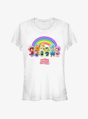 Animal Crossing Rainbow Lineup Girls T-Shirt