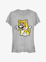 Super Mario Cat Solo Girls T-Shirt