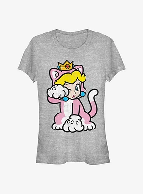 Super Mario Cat Peach Solo Girls T-Shirt