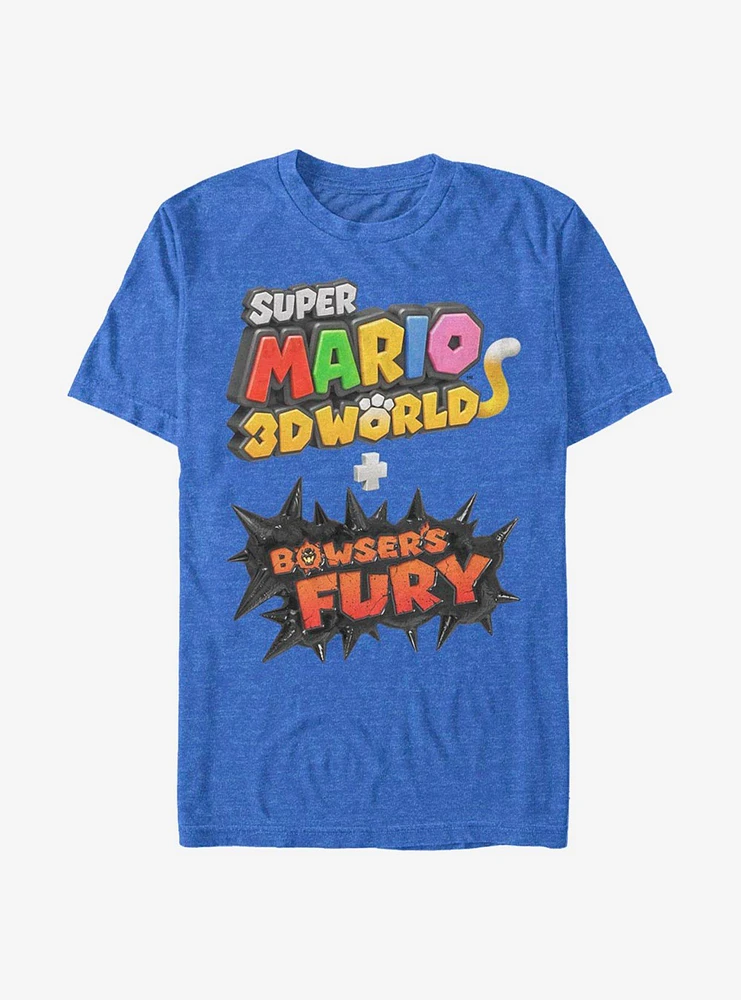 Super Mario 3D Bowsers Fury Logo T-Shirt