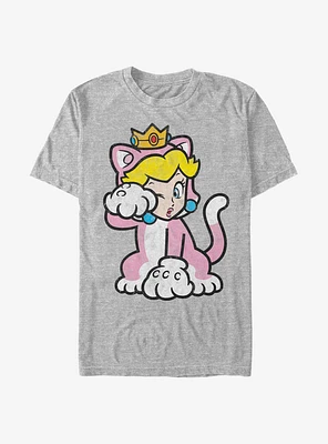 Super Mario Cat Peach Solo T-Shirt