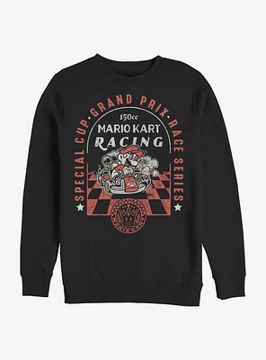 Nintendo Super Mario Checkered Grand Prix Sweatshirt