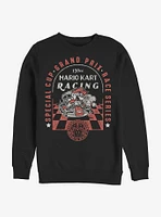 Nintendo Super Mario Checkered Grand Prix Sweatshirt