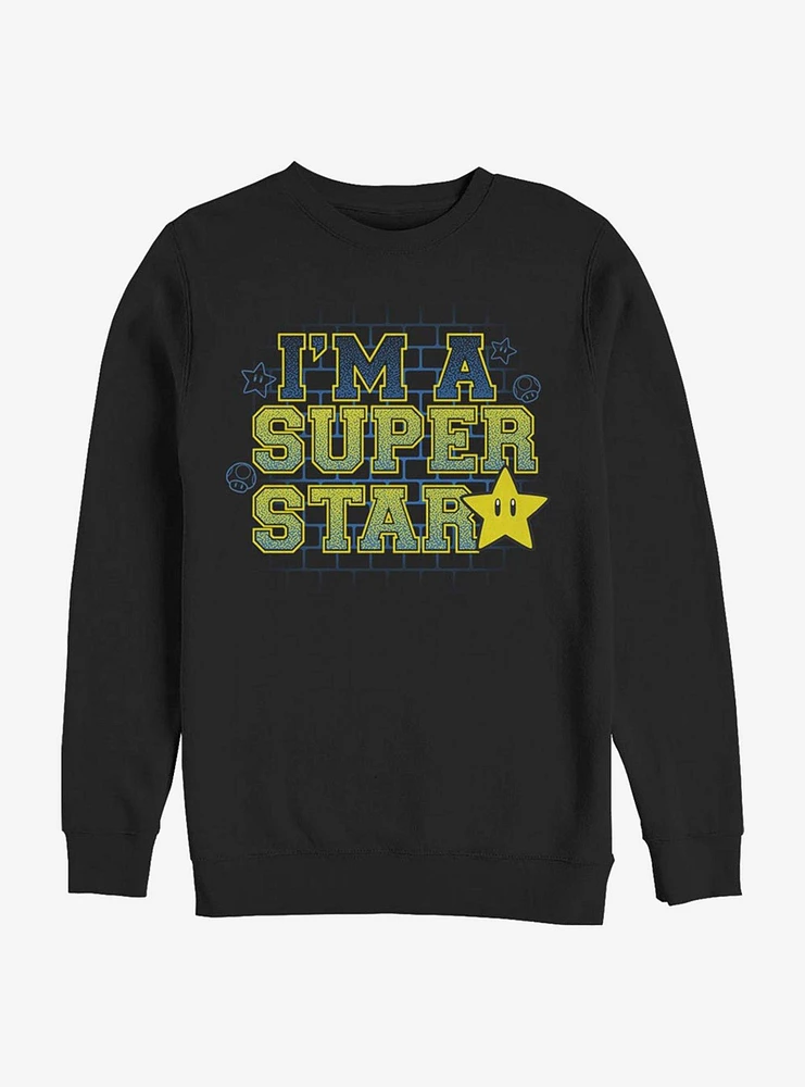 Nintendo Super Mario Star Sweatshirt