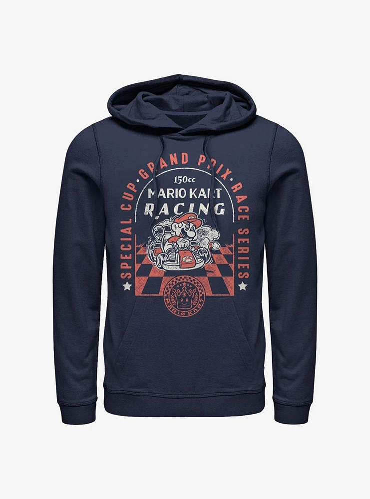 Nintendo Super Mario Checkered Grand Prix Hoodie