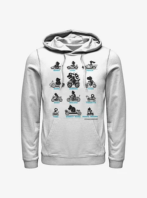 Nintendo Super Mario Kart Silhouettes Hoodie