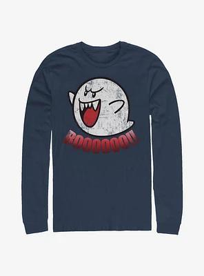 Nintendo Super Mario Boo Ghost Long-Sleeve T-Shirt