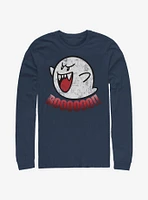 Nintendo Super Mario Boo Ghost Long-Sleeve T-Shirt