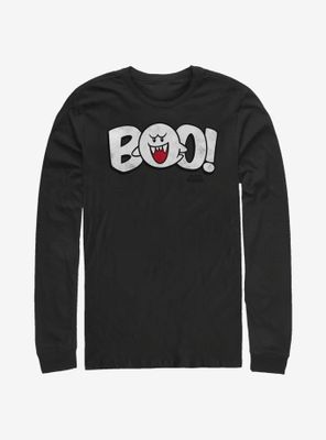 Nintendo Super Mario Boo Long-Sleeve T-Shirt