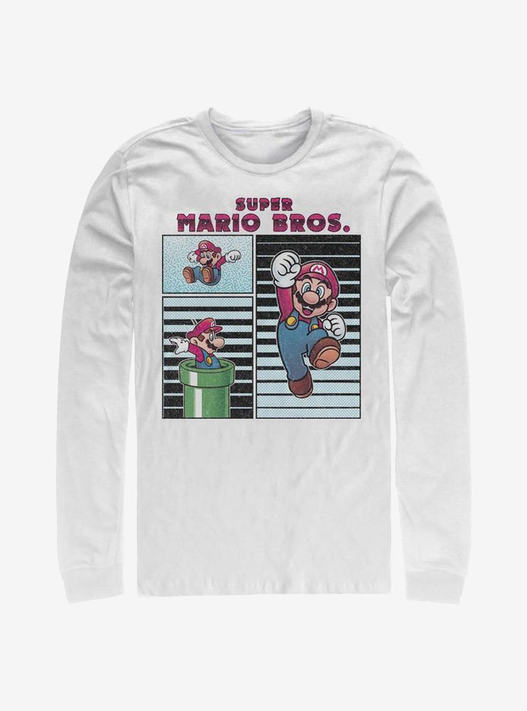 Nintendo Super Mario Freeze Frames Long-Sleeve T-Shirt