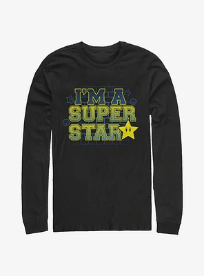 Nintendo Super Mario Star Long-Sleeve T-Shirt