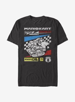Nintendo Super Mario Kart Checkers T-Shirt