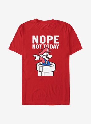 Nintendo Super Mario Nope Not Today T-Shirt