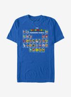 Nintendo Super Mario Periodic Table T-Shirt