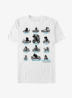 Nintendo Super Mario Kart Silhouettes T-Shirt