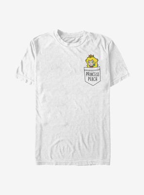 Nintendo Super Mario Faux Pocket Peach T-Shirt