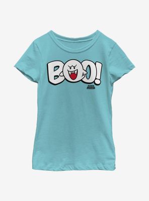 Nintendo Super Mario Boo Youth Girls T-Shirt
