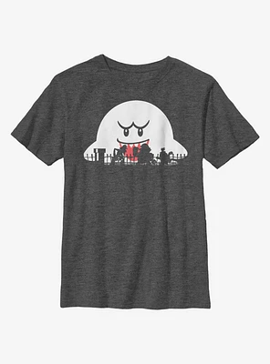 Nintendo Super Mario Halloween Silhouettes Youth T-Shirt
