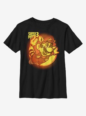 Nintendo Super Mario Pumpkin Logo Youth T-Shirt