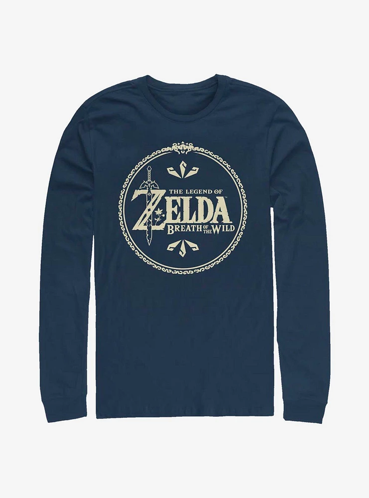 Nintendo The Legend Of Zelda Wild Logo Long-Sleeve T-Shirt
