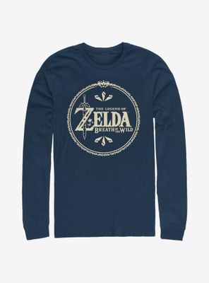 Nintendo The Legend Of Zelda Wild Logo Long-Sleeve T-Shirt