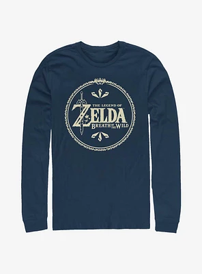 Nintendo The Legend Of Zelda Wild Logo Long-Sleeve T-Shirt