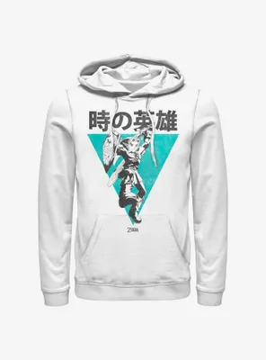 Nintendo The Legend Of Zelda Japanese Text Hoodie