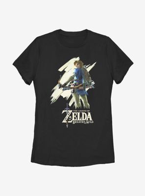 Nintendo The Legend Of Zelda Basic Breath Womens T-Shirt