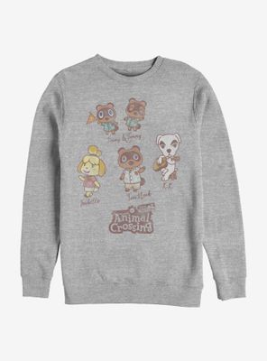 Nintendo Animal Crossing Character Textbook Sweatshirt
