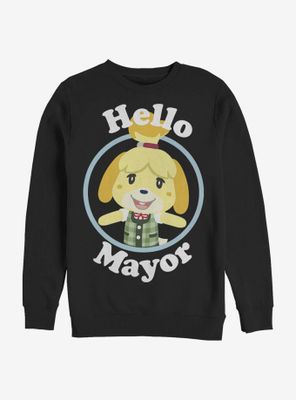 Nintendo Animal Crossing Hello Mayor Sweatshirt