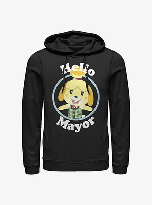 Nintendo Animal Crossing Hello Mayor Hoodie