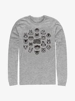 Nintendo Animal Crossing: New Horizons Group Long-Sleeve T-Shirt